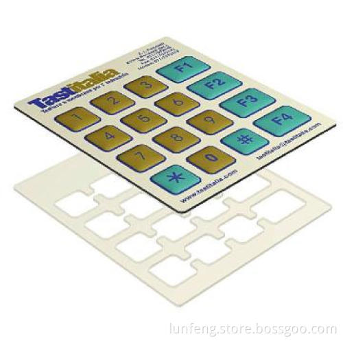 graphic overlay for hospital bed controls